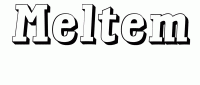 Dessin a colorier du prenom Meltem
