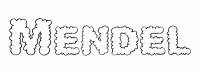 Dessin a colorier du prenom Mendel