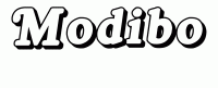 Dessin a colorier du prenom Modibo