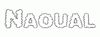 Dessin a colorier du prenom Naoual