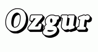 Dessin a colorier du prenom Ozgur