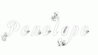 Dessin a colorier du prenom Penelope