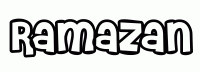 Dessin a colorier du prenom Ramazan