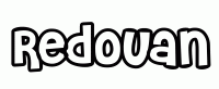Dessin a colorier du prenom Redouan