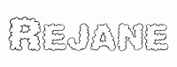 Dessin a colorier du prenom Rejane
