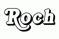 Dessin a colorier du prenom Roch