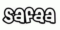 Dessin a colorier du prenom Safaa