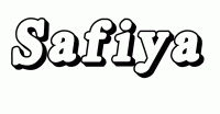 Dessin a colorier du prenom Safiya