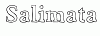 Dessin a colorier du prenom Salimata