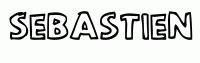 Dessin a colorier du prenom Sebastien