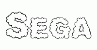 Dessin a colorier du prenom Sega