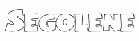 Dessin a colorier du prenom Segolene