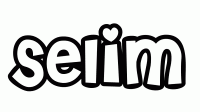 Dessin a colorier du prenom Selim