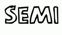 Dessin a colorier du prenom Semi