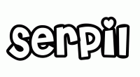 Dessin a colorier du prenom Serpil