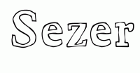 Dessin a colorier du prenom Sezer