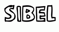 Dessin a colorier du prenom Sibel