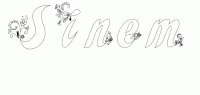 Dessin a colorier du prenom Sinem
