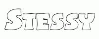 Dessin a colorier du prenom Stessy