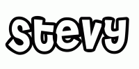 Dessin a colorier du prenom Stevy