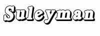 Dessin a colorier du prenom Suleyman