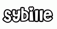 Dessin a colorier du prenom Sybille