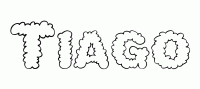 Dessin a colorier du prenom Tiago