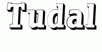 Dessin a colorier du prenom Tudal