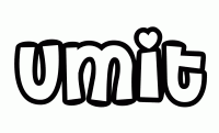 Dessin a colorier du prenom Umit
