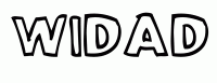 Dessin a colorier du prenom Widad