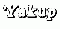Dessin a colorier du prenom Yakup